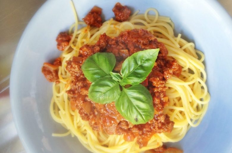 slowcooking, köttfärssås, spagetti, pasta, bolognaise