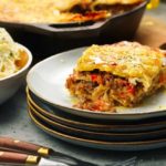 lasagnemlammfars Lasagne med lamm & fårbechamel